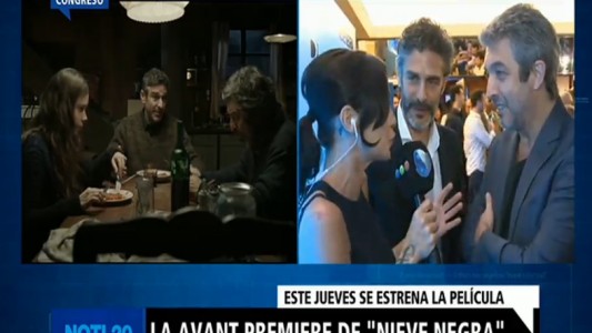 La avant premiere de "Nieve negra"