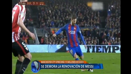 Se demora la renovación de Messi en Barcelona