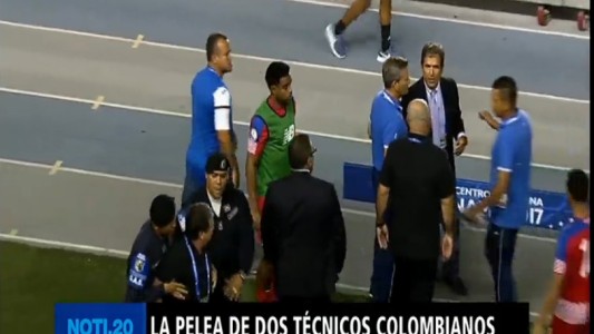 La pelea de dos técnicos colombianos