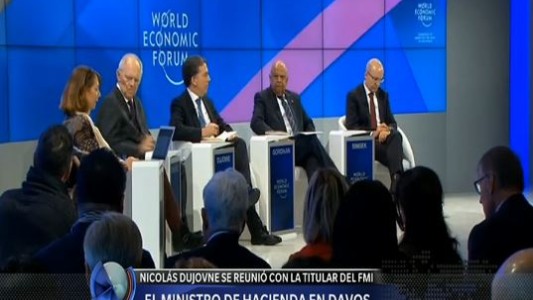 El Ministro de Hacienda debutó en Davos