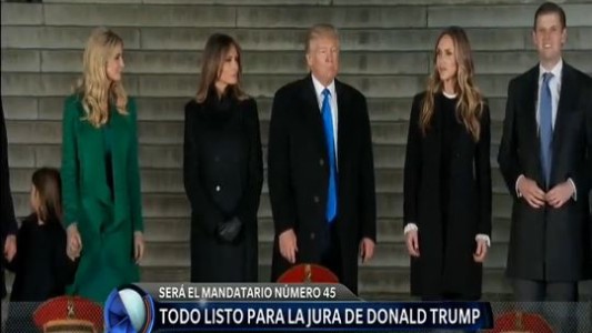 Todo listo para la jura de Donald Trump