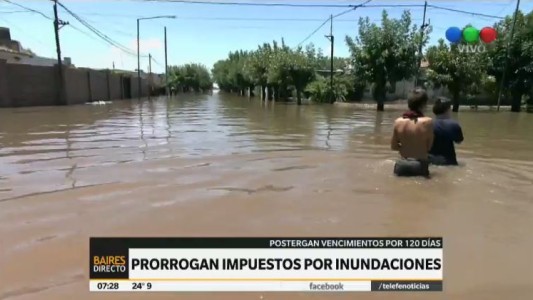 Prorrogan impuestos en zonas inundadas e incendiadas