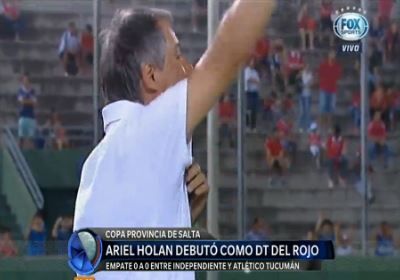Ariel Holan debutó como DT de Independiente