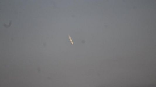 Sorpresa en Nechochea: grabaron una extraña luz en el cielo