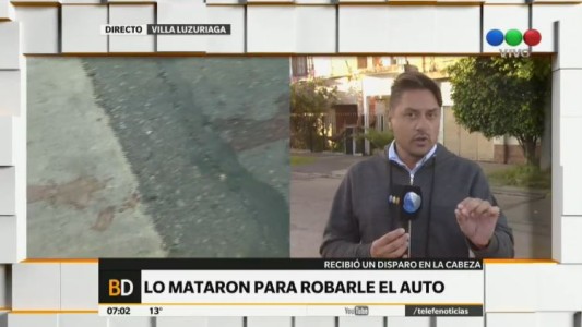 Villa Luzuriaga: lo mataron para robarle el auto