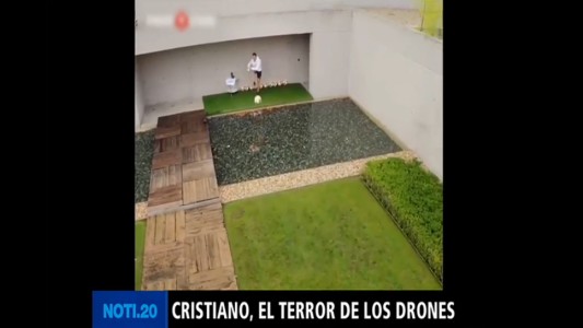 Cristiano Ronaldo, el terror de los drones