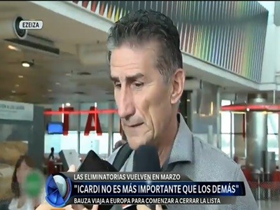 Bauzá hablará con Icardi pero la charla "no es más importante que las demás"