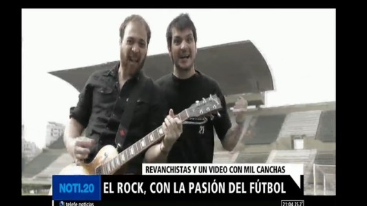 El rock, con la pasión del fútbol