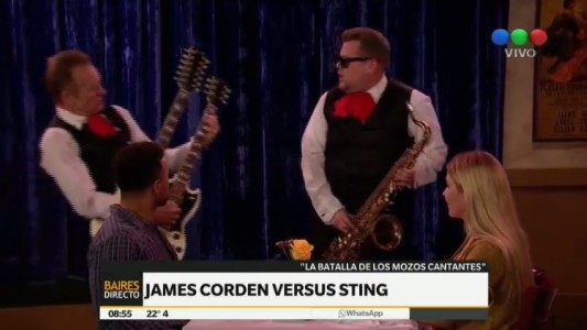 Insólito duelo de mariachis: Sting vs. James Corden