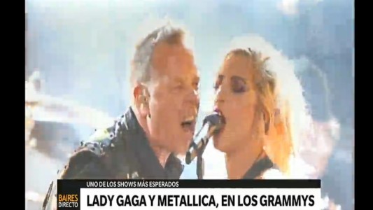 Lady Gaga y Metallica, en los Grammys