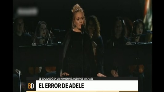 El error de Adele en los Grammy
