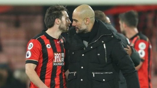 Guardiola se porta como un caballero con un jugador del Bournemouth que perdió a su hijita