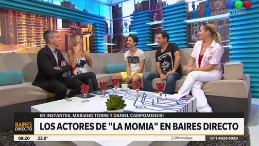 La Momia: "la gente se ríe desde que empieza hasta que termina"
