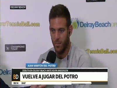 Del Potro vuelve a jugar (1)