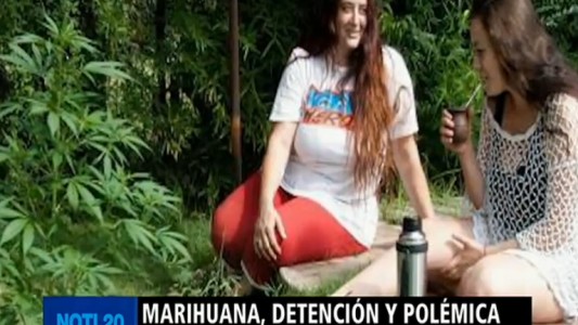Marihuana, detención y polémica