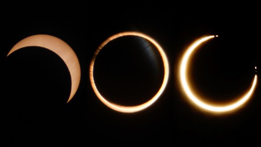 #EclipseAnular: seguí el fenómeno en vivo