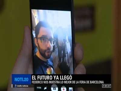 Las novedades en teléfonos celulares en la Feria de Barcelona