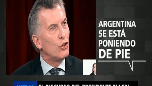El discurso del presidente Macri, en frases