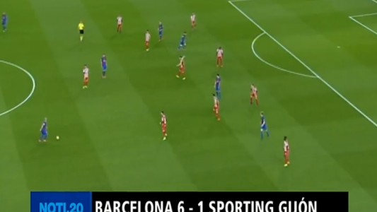 Barcelona 6 - 1 Sporting Gijón
