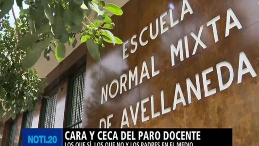 Cara y ceca del paro docente