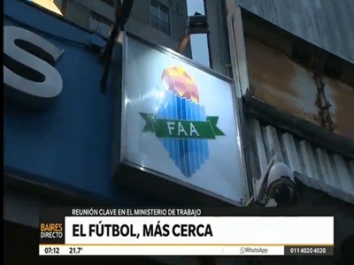 El fútbol, un poco más cerca de volver