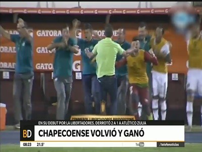 Chapecoense volvió con un triunfo en Venezuela