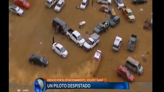Piloto despistado ganó el rally