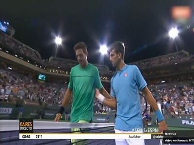 Del Potro volvió a perder con Djokovic