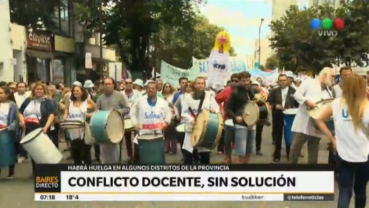 Conflicto docente, sin solución