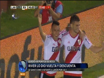 River lo dio vuelta y se tomó revancha con Lanús en el sur
