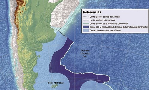 Argentina sumó 1663 kilómetros cuadrados a su plataforma continental