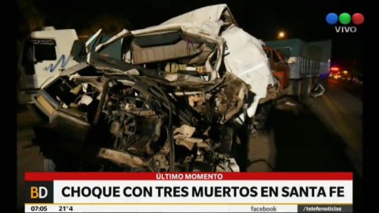 Dos chicos de 5 y 9 años muertos en un choque en Santa Fe