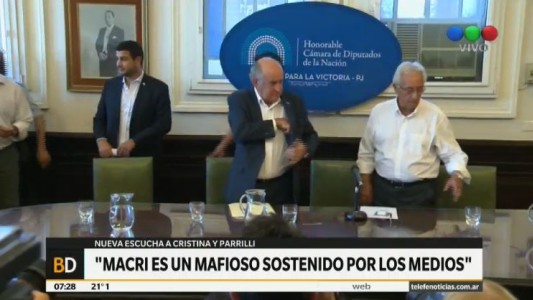Nuevas escuchas entre Cristina y Parrilli: "Macri es un mafioso sostenido por los medios"