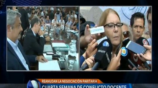 Cuarta semana de conflicto docente