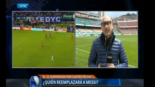 Correa reemplazará a Messi ante Bolivia