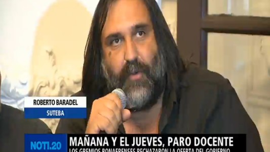 Los docentes rechazaron la propuesta del Gobierno bonaerense y declararon dos días de paro