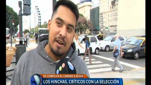 Los hinchas, críticos con la Selección