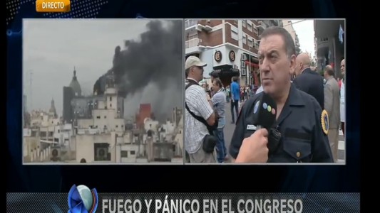 Incendio en el Anexo del Congreso