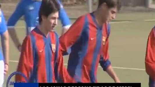 Las imágenes inéditas de Messi a los 16 años