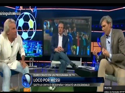 Acalorado debate por Messi entre un argentino y un español: Gatti y el Lobo Carrasco
