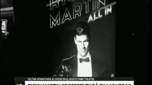 Ricky Martin inicia hoy su temporada en Las Vegas