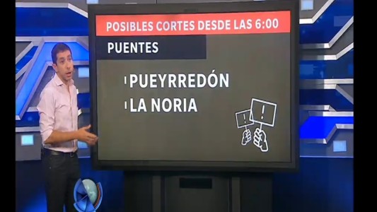 Paro nacional: posibles cortes desde la 6