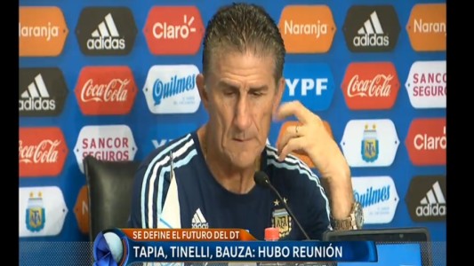 Primera reunión entre Tapia, Tinelli y Bauza