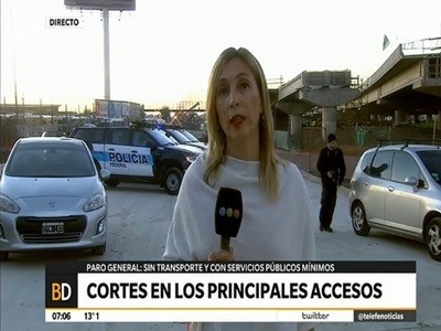 No permiten el corte en Puente La Noria y el piquete se hace unas cuadras antes