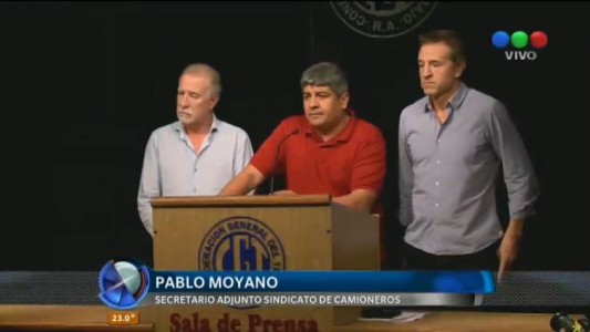 Pablo Moyano pidió "mesa de diálogo en serio con los gremios"