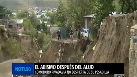 Comodoro Rivadavia: el abismo después del alud