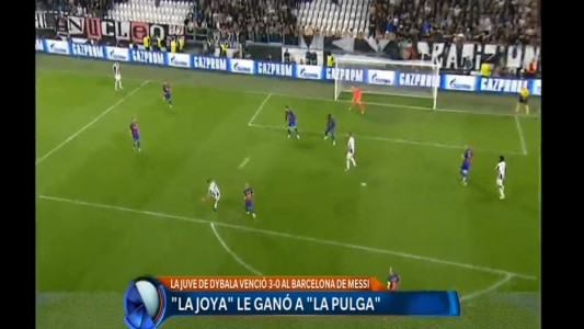 Dybala marcó dos goles y fue la figura en la gran victoria de la Juventus ante el Barcelona