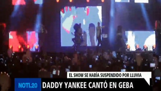 Daddy Yankee cantó en GEBA
