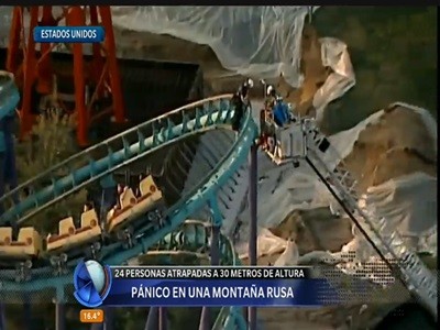 Pánico en la montaña rusa