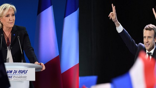 Francia: Macron y Le Pen se jugarán la presidencia en una segunda vuelta histórica
